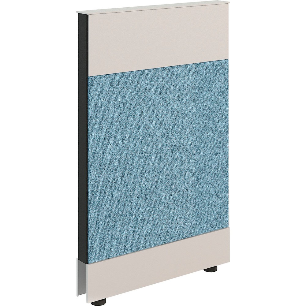 Global Industrial Modular Partition Base Panel 24"W x 38"H Blue