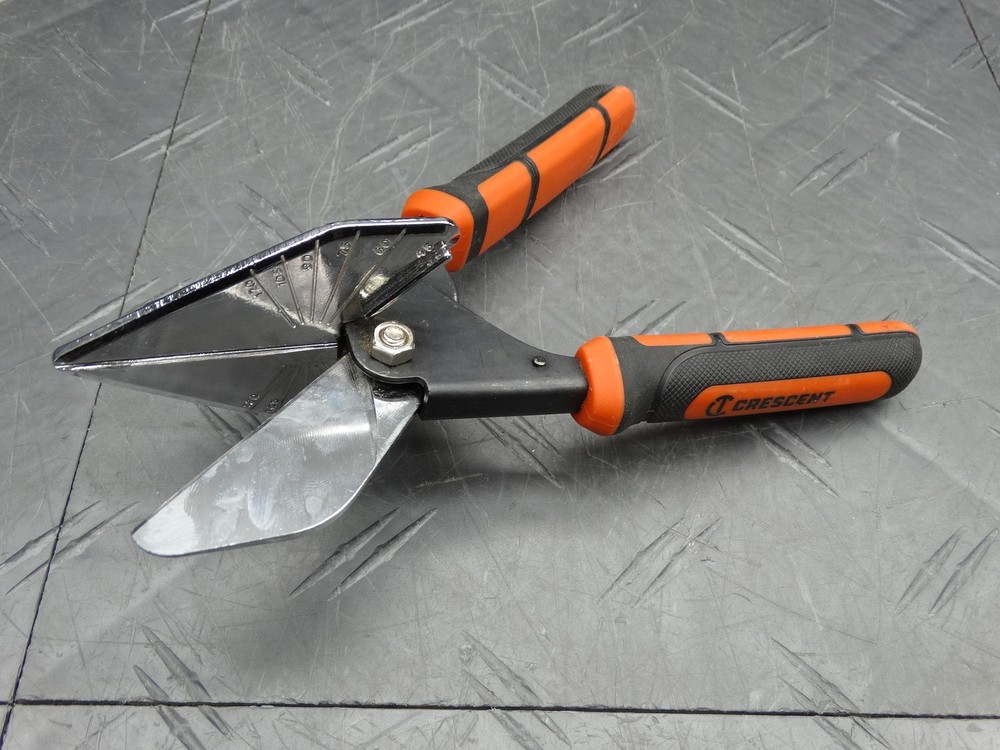 Crescent Multi-Angle Miter Cutter Shears Adjustable Trim & Molding Hand Tool