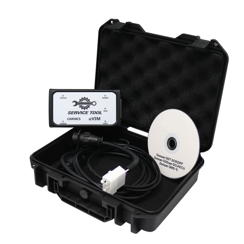 Diagnostic Tool UVIM Interface Forklift Excavator Scanner Kit for Doosan Engine