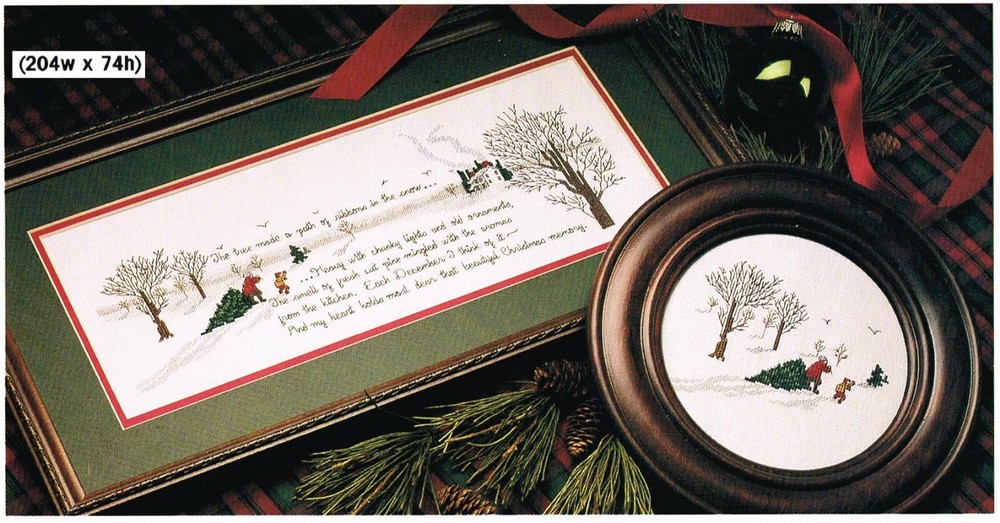 A WINTER  MEMORY  CROSS STITCH PATTERN  ONLY  -  TL  ESU