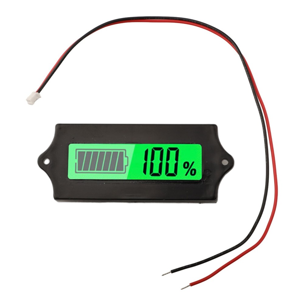 Batteries Capacities Monitored Easily with Compact LCD Design Features