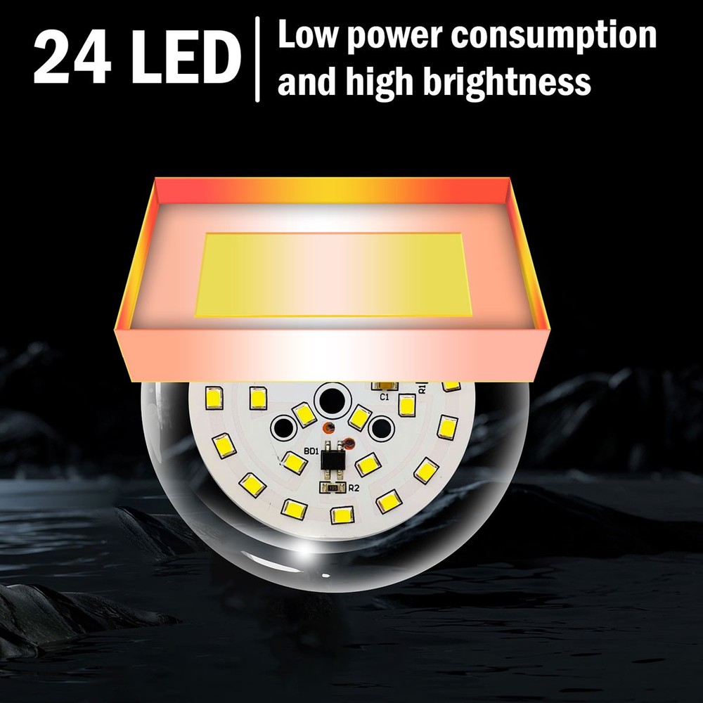 Solar Camping Light LED Lantern Tent Light Outdoor Flashlight USB Rechargable