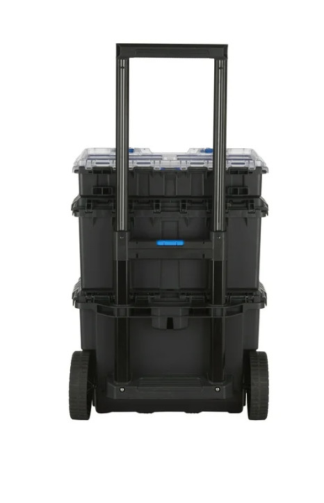 HART Stack System, Mobile Tool Storage and Organization, Black & Blue NEW US
