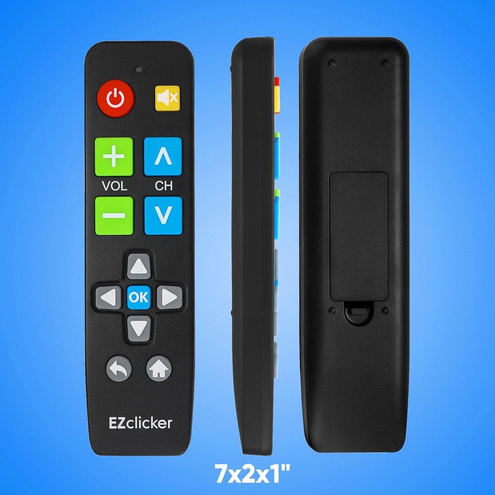 Samsung TV Remote | Big Button Control for All ONLY Black