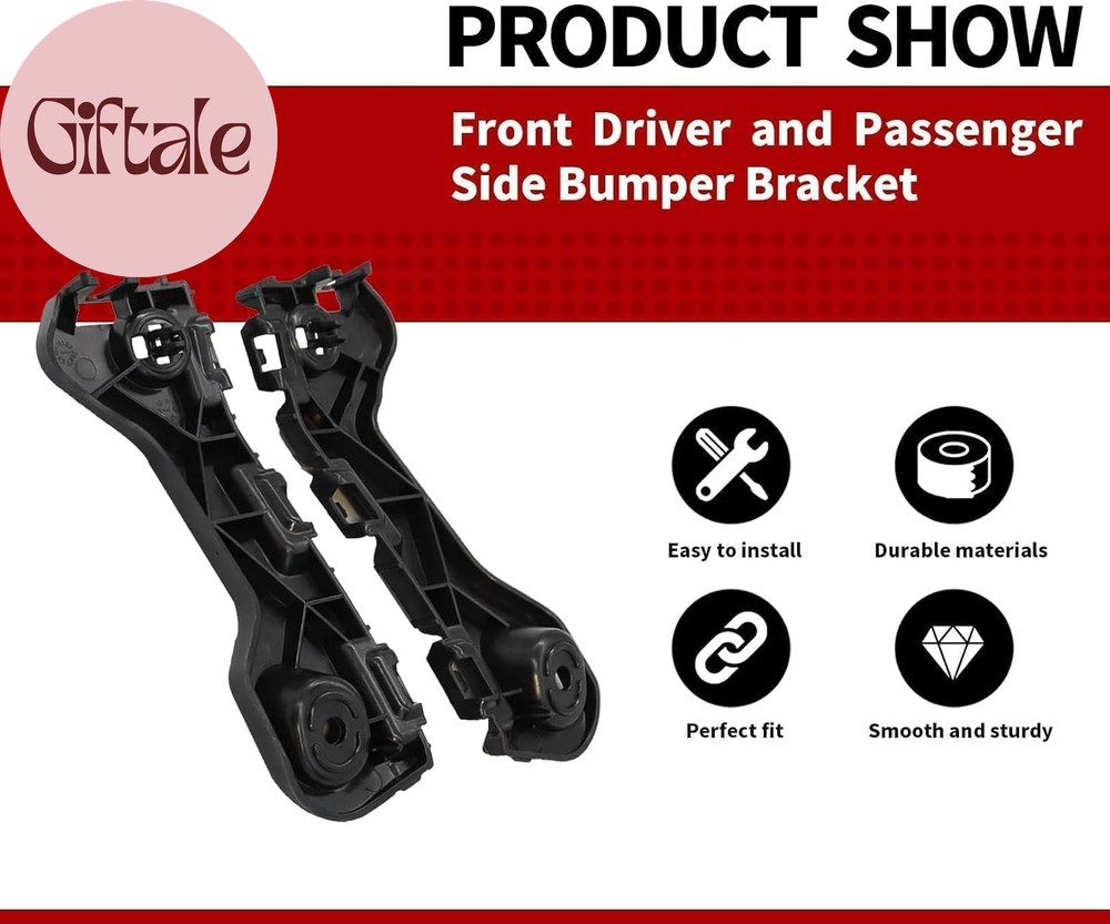 Front Bumper Cover Support Bracket Retainer Reinforcement Compatible with MKX Ed