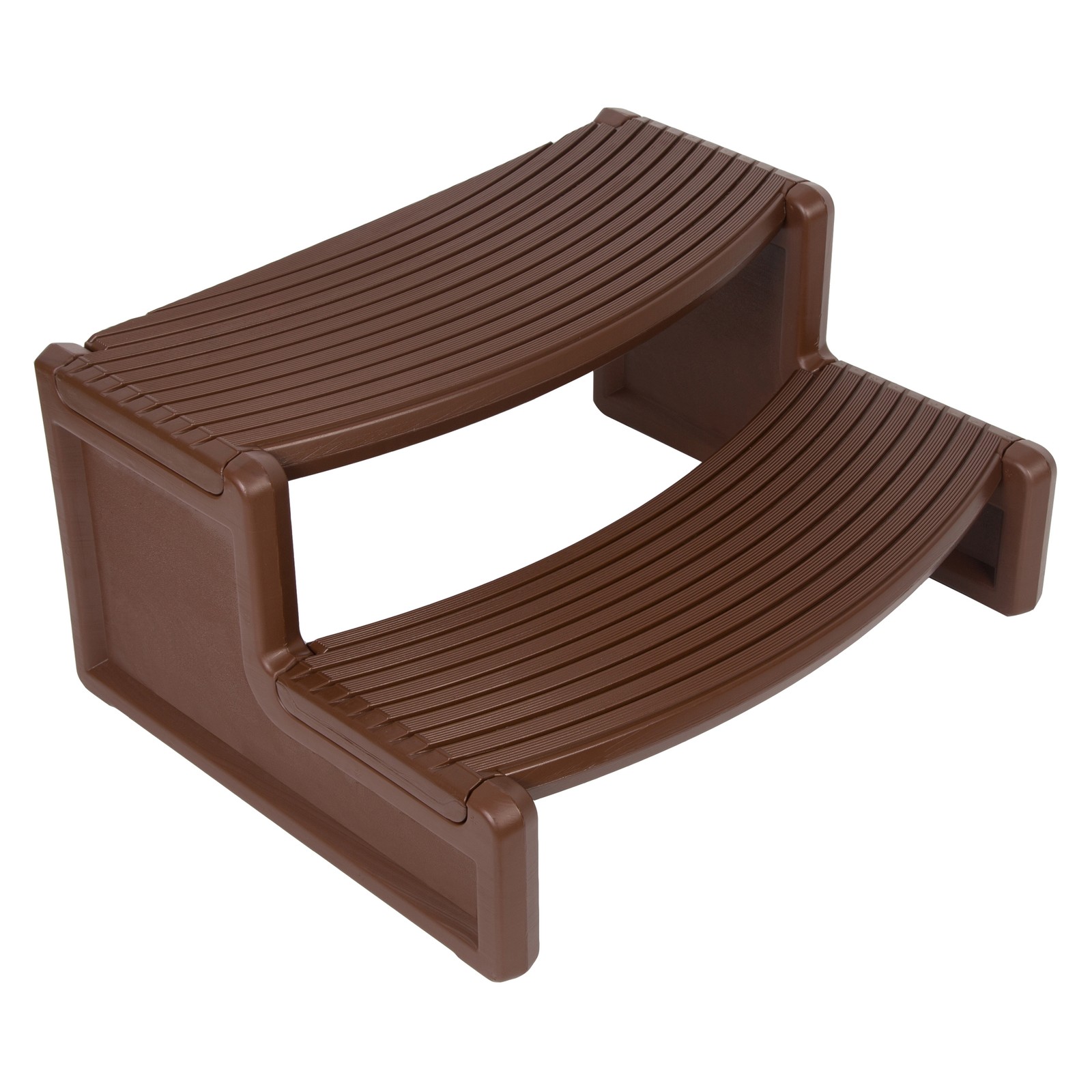 Universal Spa Hot Tub Steps No Slip Handi-Step Dark Gray/Black/Carbon Gray/Brown