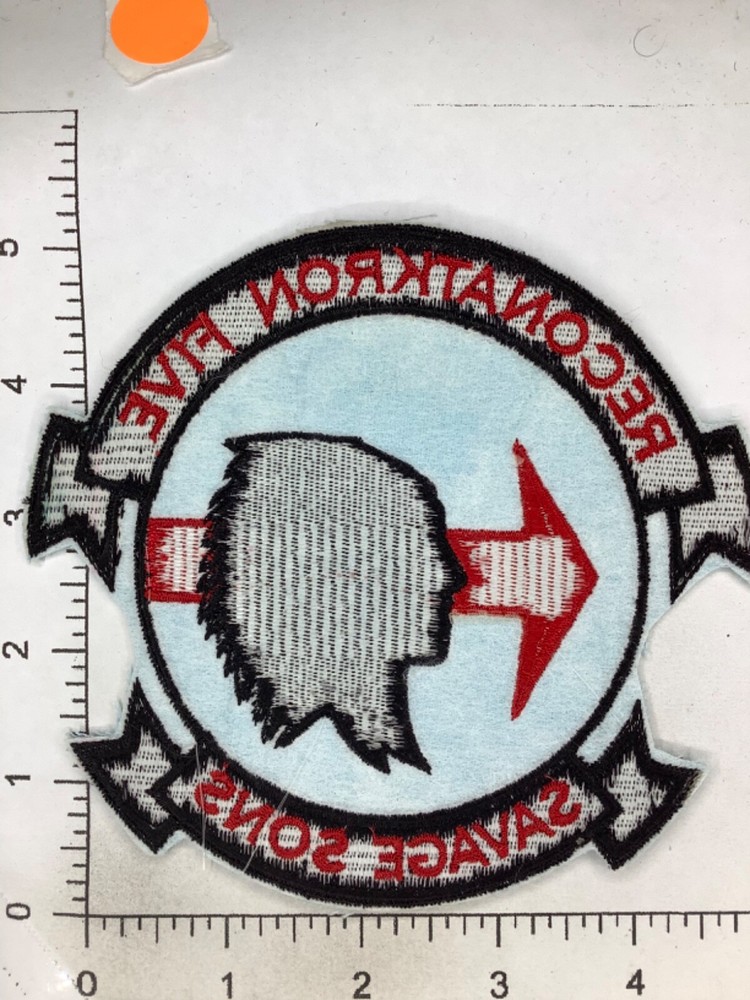 VINTAGE US NAVY RECONATKRON FIVE SQUADRON PATCH