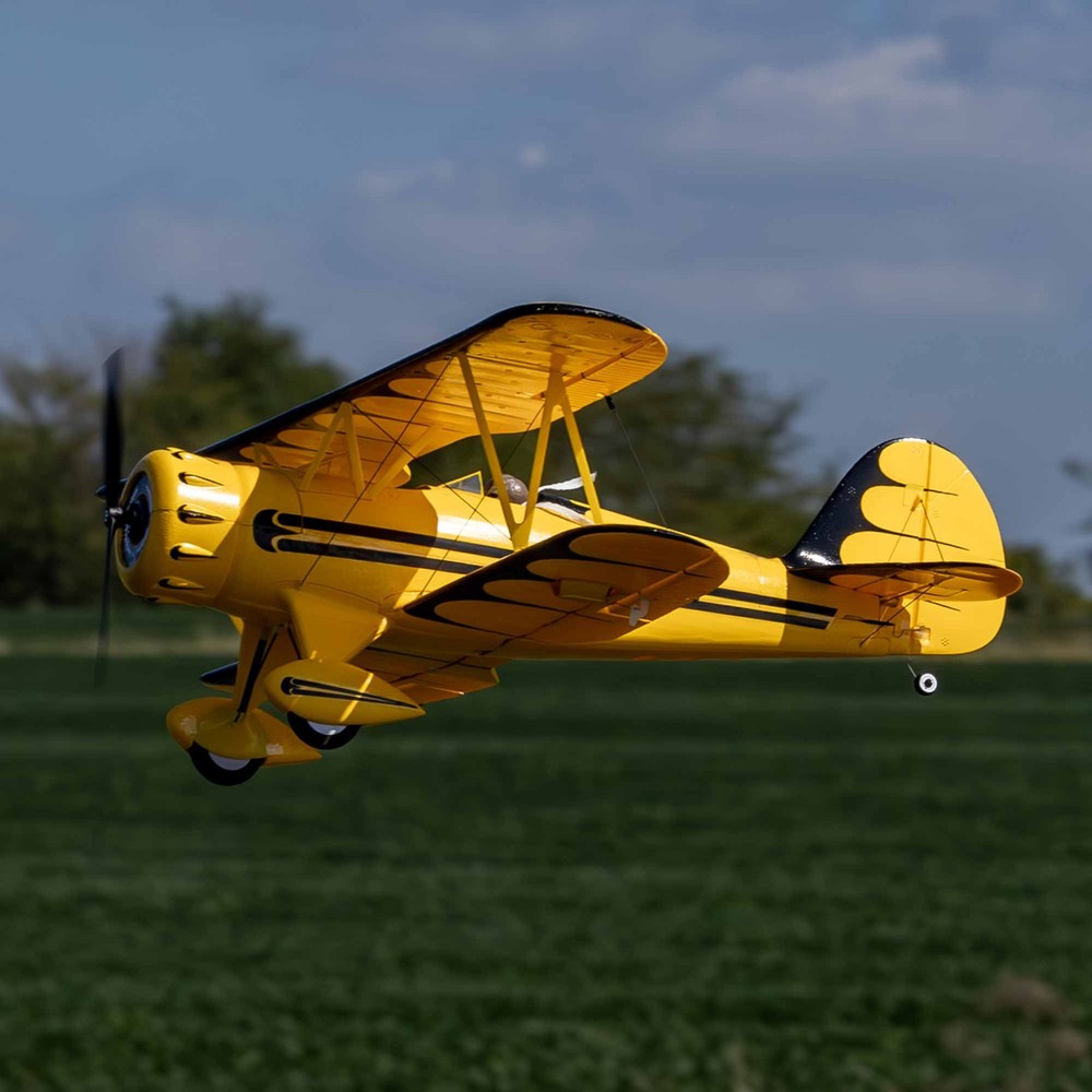 E-flite UMX WACO Yellow BNF Basic with AS3X & SAFE EFLU53550Y
