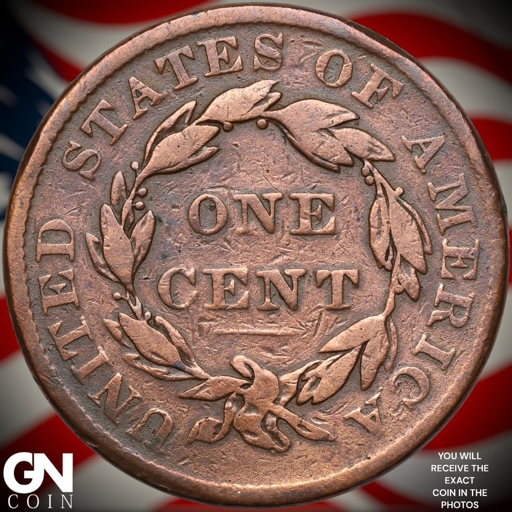1837 Coronet Head Large Cent B0075