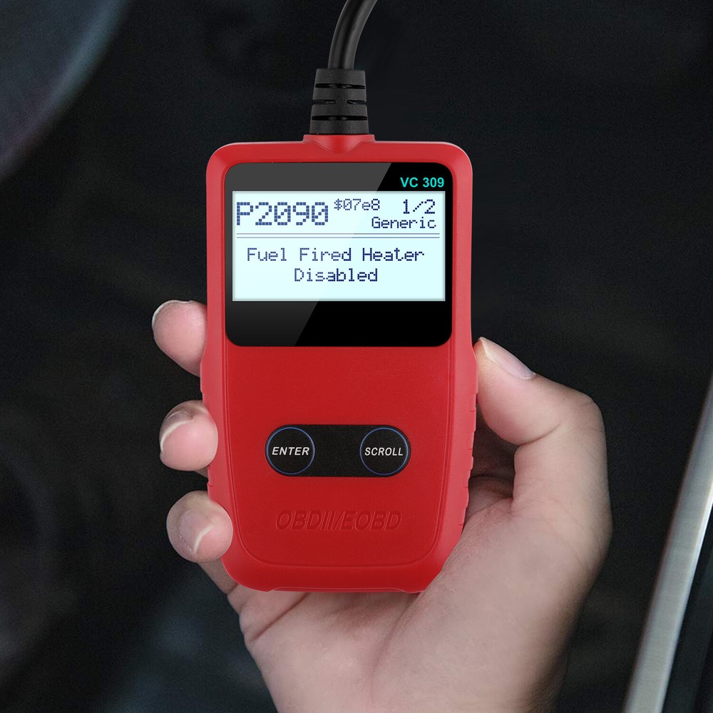 Auto Check Engine Battery Test OBD2 Scanner ODB2 Code Reader Car Diagnostic Tool