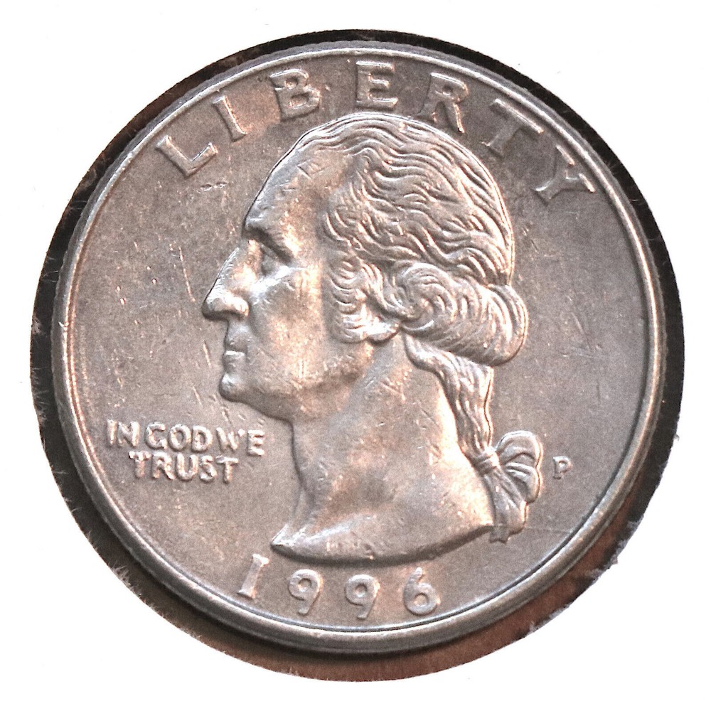 1996 P Washington Quarter circulated