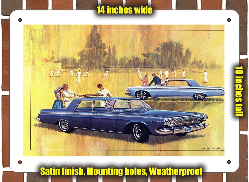 Metal Sign - 1963 Dodge Size (Sign Variant #05)