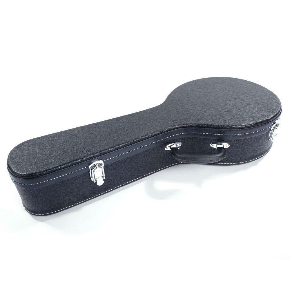 New Prefessional Hardshell A-Style Pattern Leather Wood Mandolin Case