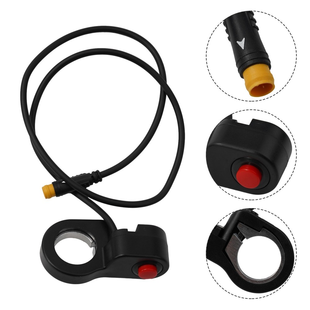 Kill Switch Button Power Failure Switch 1pcs 60cm Black Maximum Durability