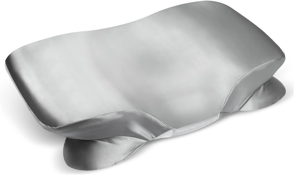 Satin Pillowcase for Cervical Pillow, Ergonomic Case, Smooth & Soft Sleeping Pi