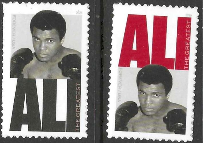 SC#6050 - 6051 - Muhammad Ali Singles MNH