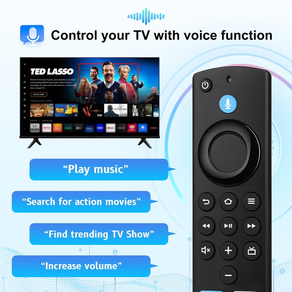 Replacement Firestick Remote Control Fit for Fire Smart TV Stick black