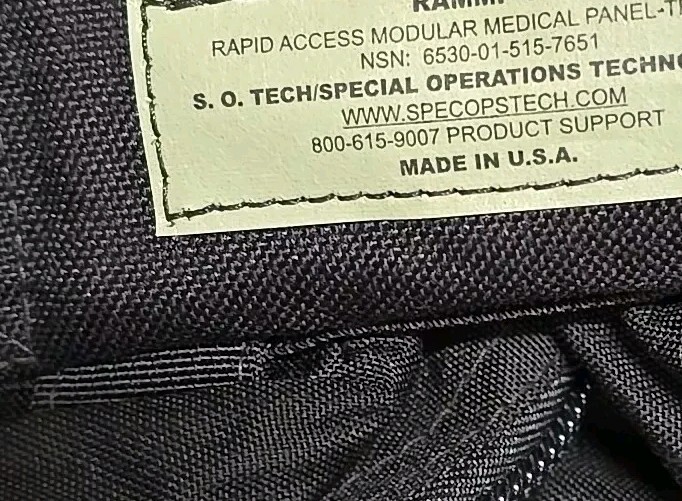 S.O. Tech Tactical Rapid Access Medical Multi-Panel RAMMP Bag