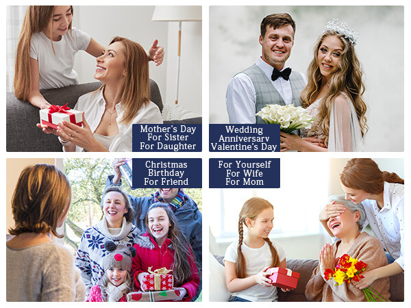 18k Gold Plated Clover Lucky Bracelet 3-Pcs Women Flower Five Leaf