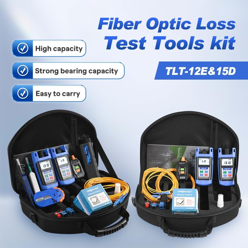 Versatile TLT-12E Fiber Optic Power Meter Kit - Essential Tool for Professionals