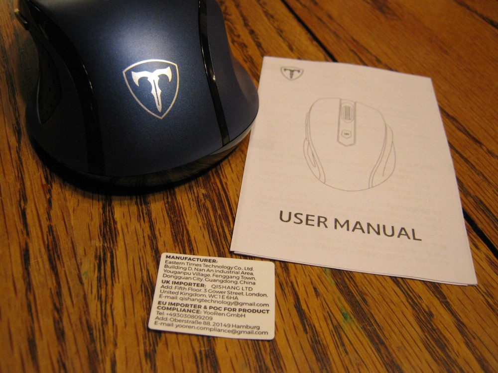 Poleyn 2.4G Wireless Optical Mouse Computer Mouse for Windows Mac PC Notebook