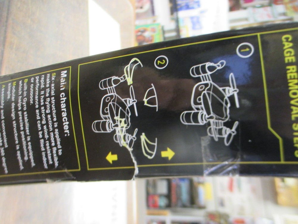 Gladiator Helicopters 2.4Ghz 4CH 6-Axis RC Mini Drone w/ 3D rollover function