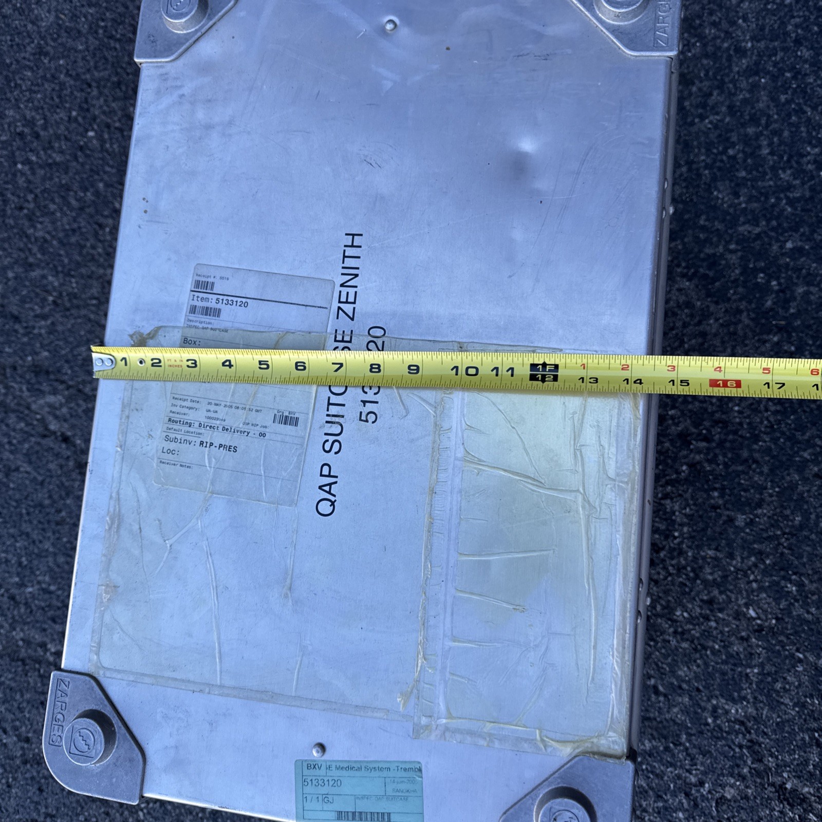 Zarges K470 Kiste Box Alukiste Alubox Transportkiste Lagerbox With Caster Wheels