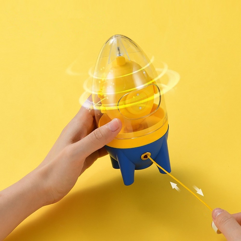 Egg Yolk White Mixer Scrambler Shaker Hand Pull Type Blender Spinner Manual Tool