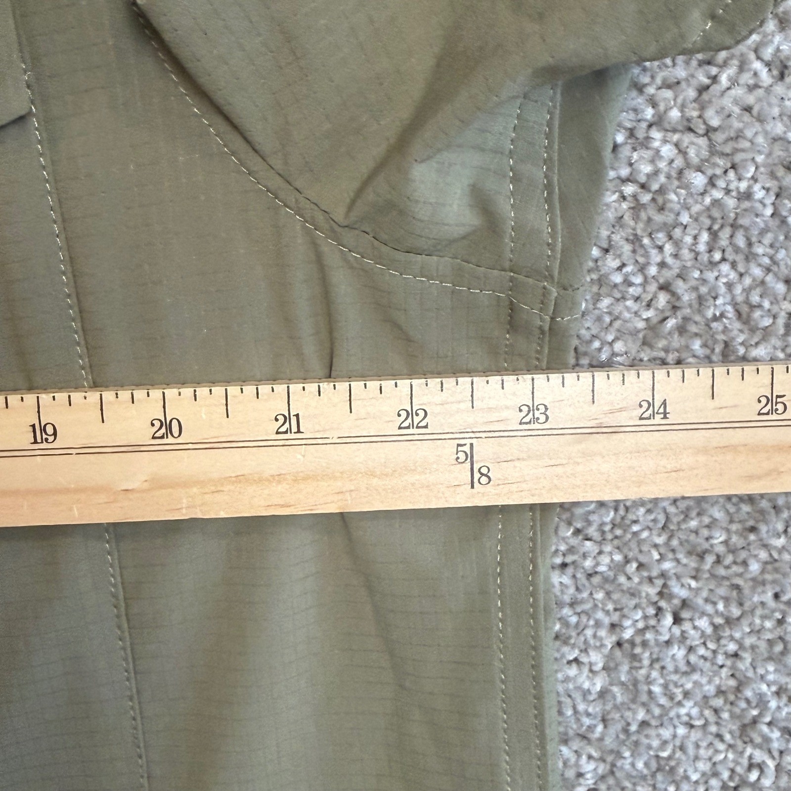 Fjallraven Abisko Trekking Shirt Short Sleeve Mens Large Light Olive 87939 NEW