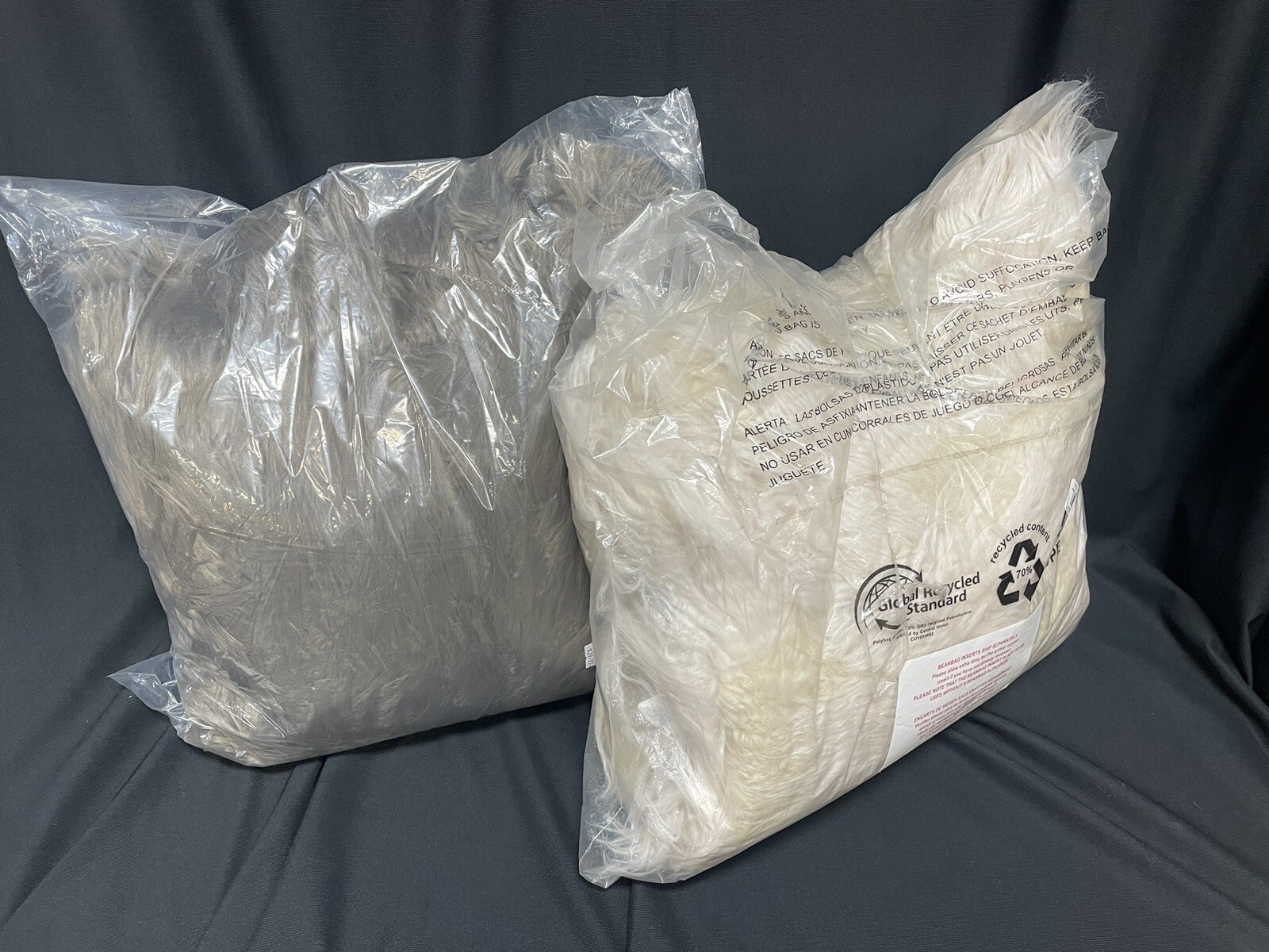 Pottery Barn Teen Mongolian mushroom brown Faux Fur Bean Bag Cover 41" large