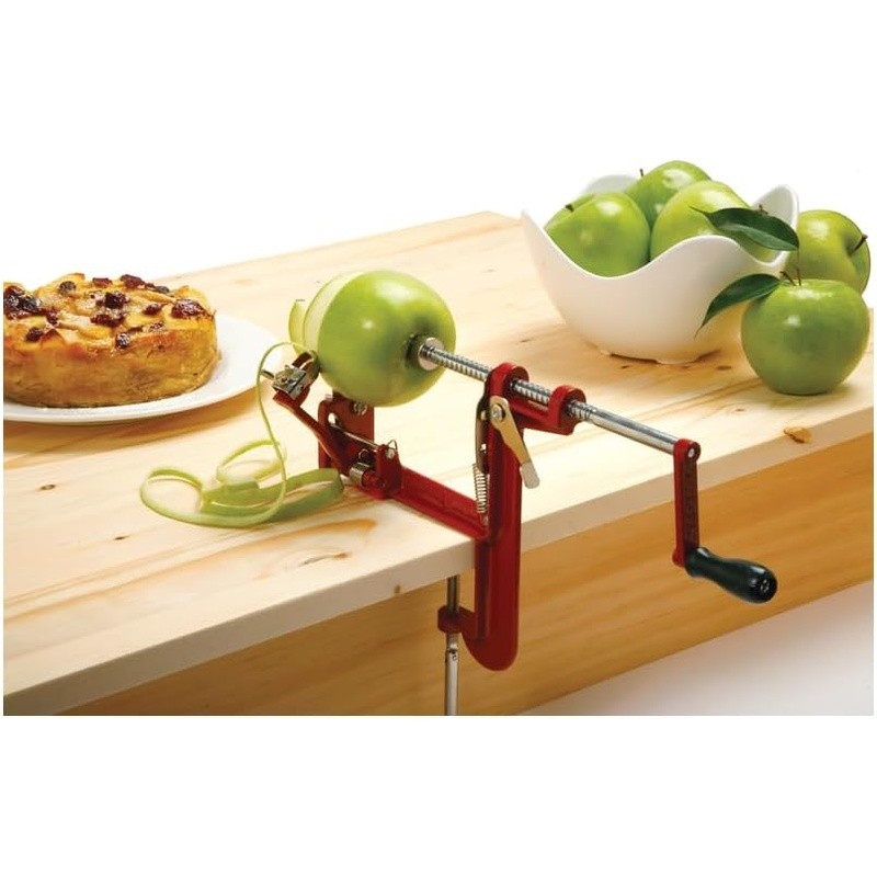 Adjustable Fruit Vegetable Slicer Peeler Corer Kitchen Tool Clamp 1.75in Thick