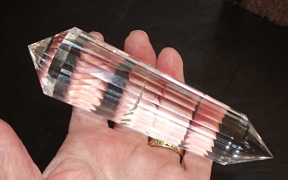 Clear Quartz Vogel 24-sided Crystal - v2006