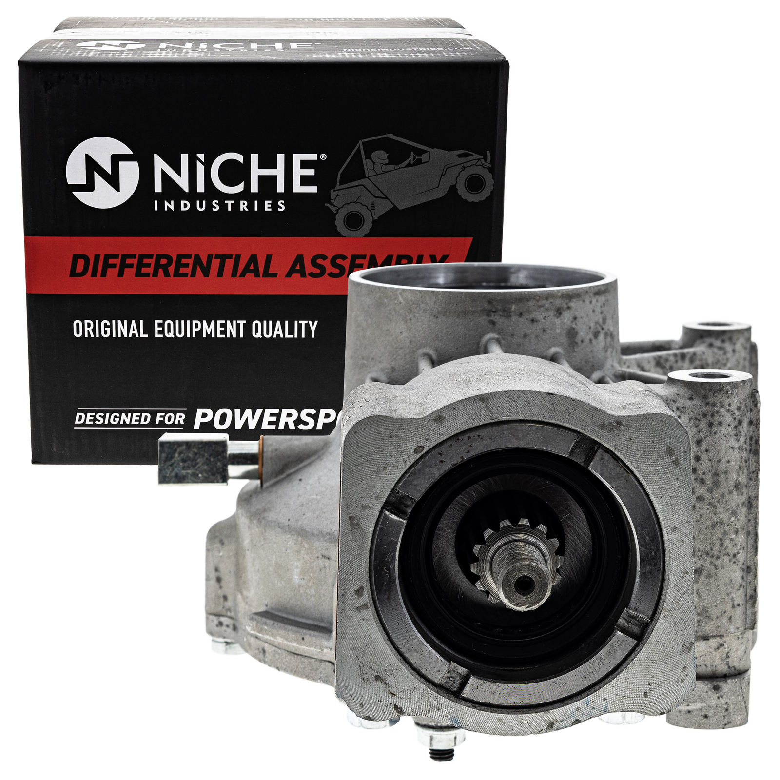 NICHE Rear Differential Gear Case for Yamaha Kodiak Grizzly 450 1D9-G6101-00-00