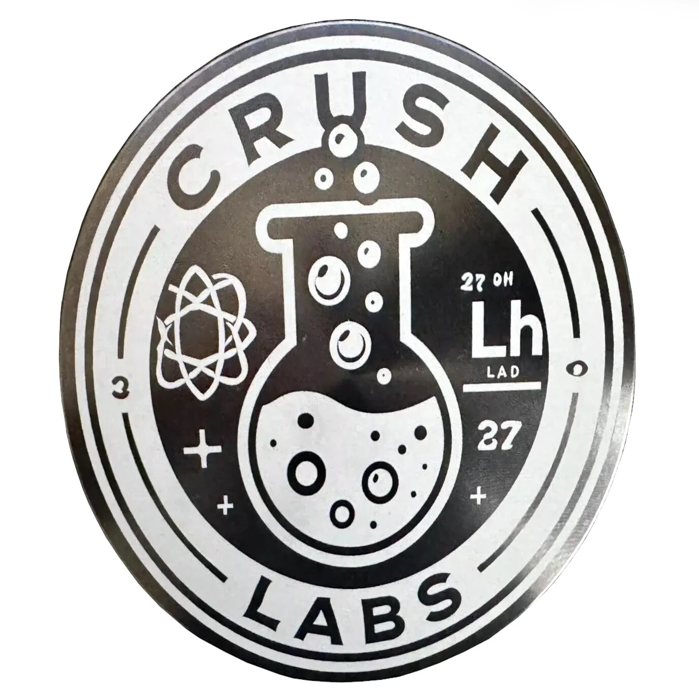 CRUSH LABS 4PC 4"-Inch (100mm) Aluminum Herb Grinder – GUNMETAL Anodized Quality