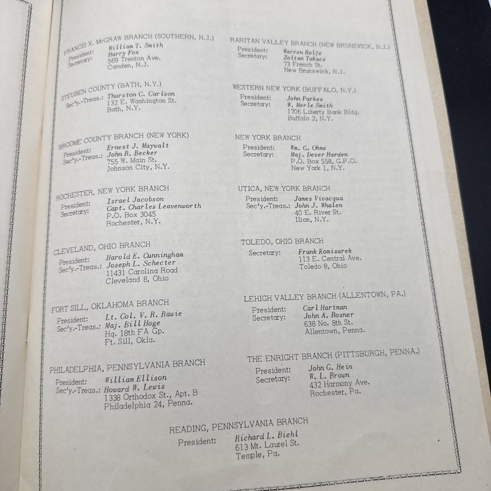 WWI AEF U.S. Army 1st Infantry Division Society 33rd Annual Reunion Big Red One