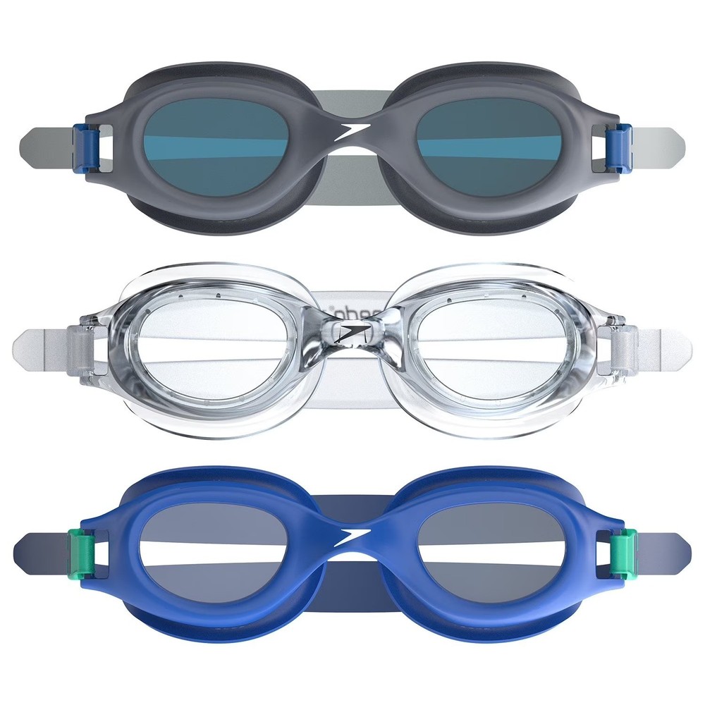 Speedo Adult Goggle, 3 Pack