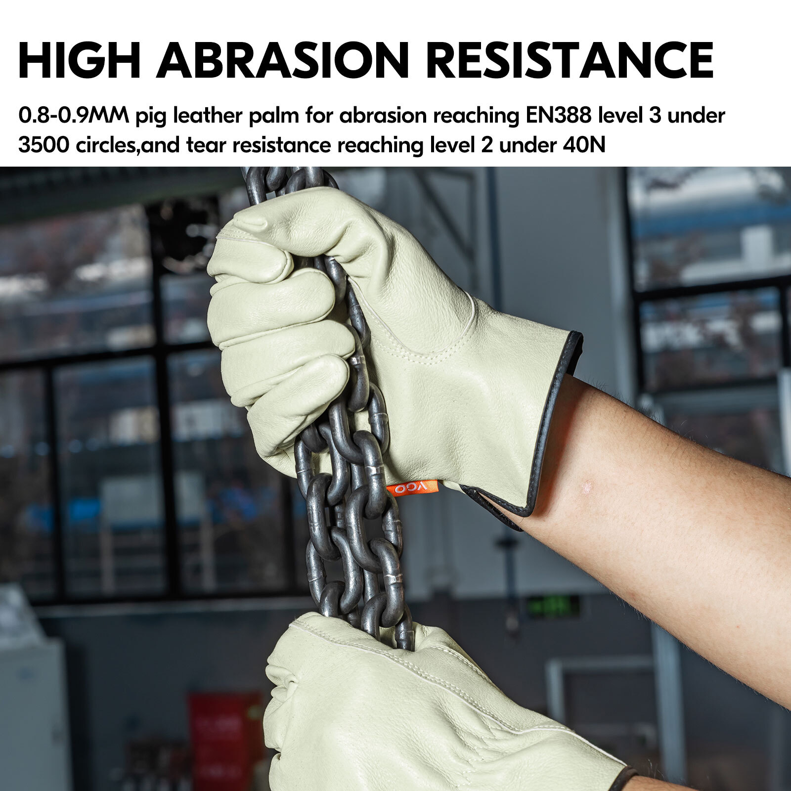 Vgo 1/2/3Pairs Pigskin Leather Work Gloves Men,Outdoor Driving Gloves (PA9501)