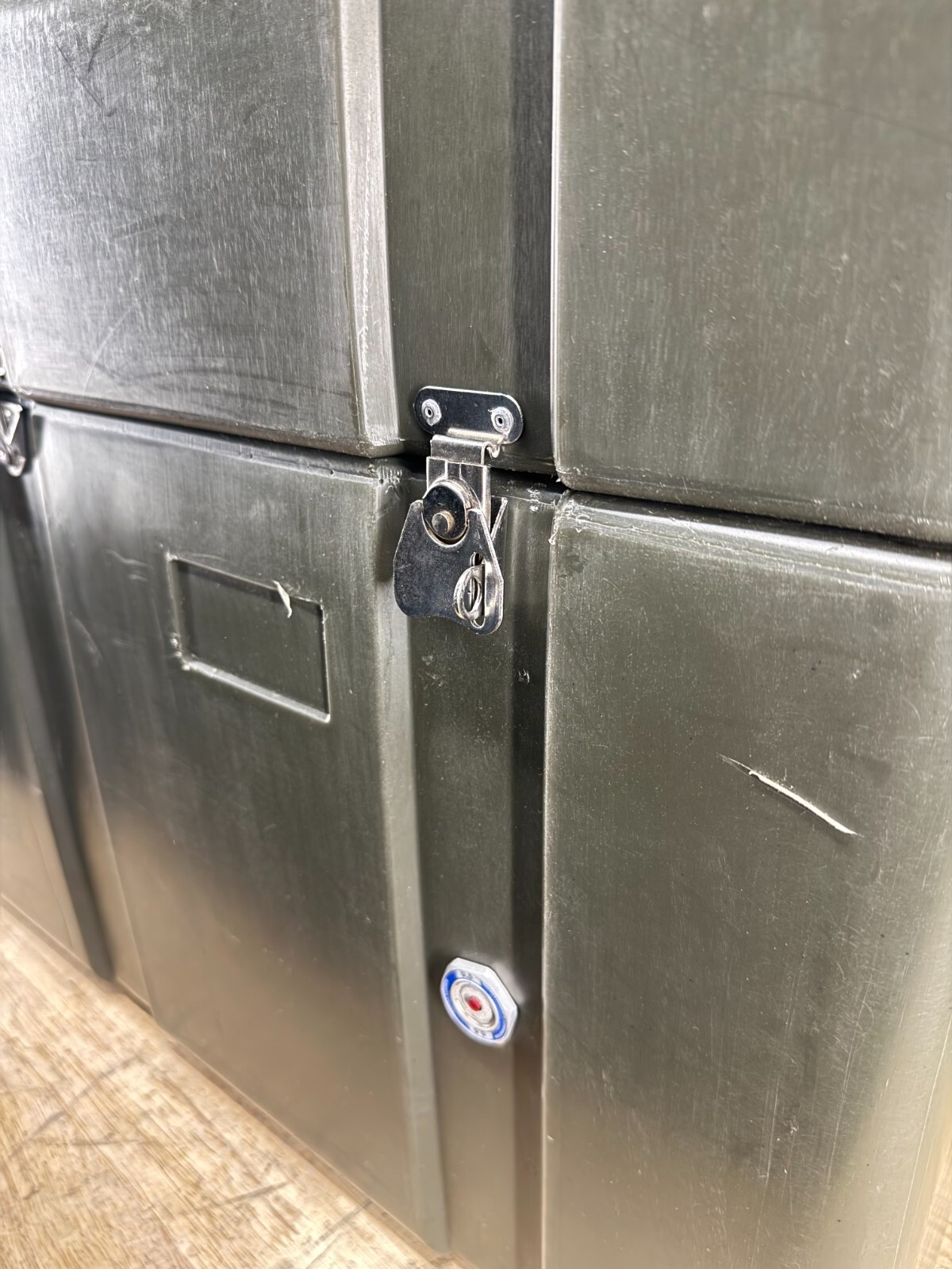 Pelican Hardigg Footlocker Green Transport Case 31"X21"X21" Military Waterproof