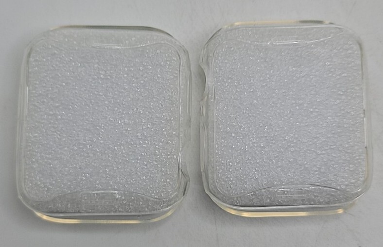 Apple Watch 44 mm 2pc Bumper Case by Julk, Transparent. New