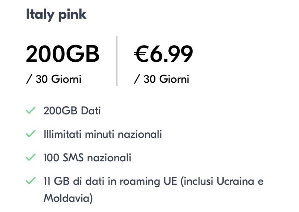 Sim Lyc active 🇮🇹✅🔓 Ship 24h🚚📦promo