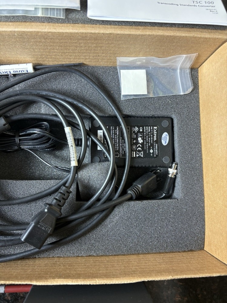 Extron TSC 100 Transcoding Standards Converter NTSC PAL Analog Picture Controls