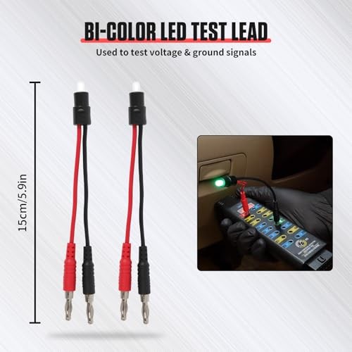 48PCS Automotive Circuit Test Leads Kit, Multi-Function Auto Diagnostic Tools