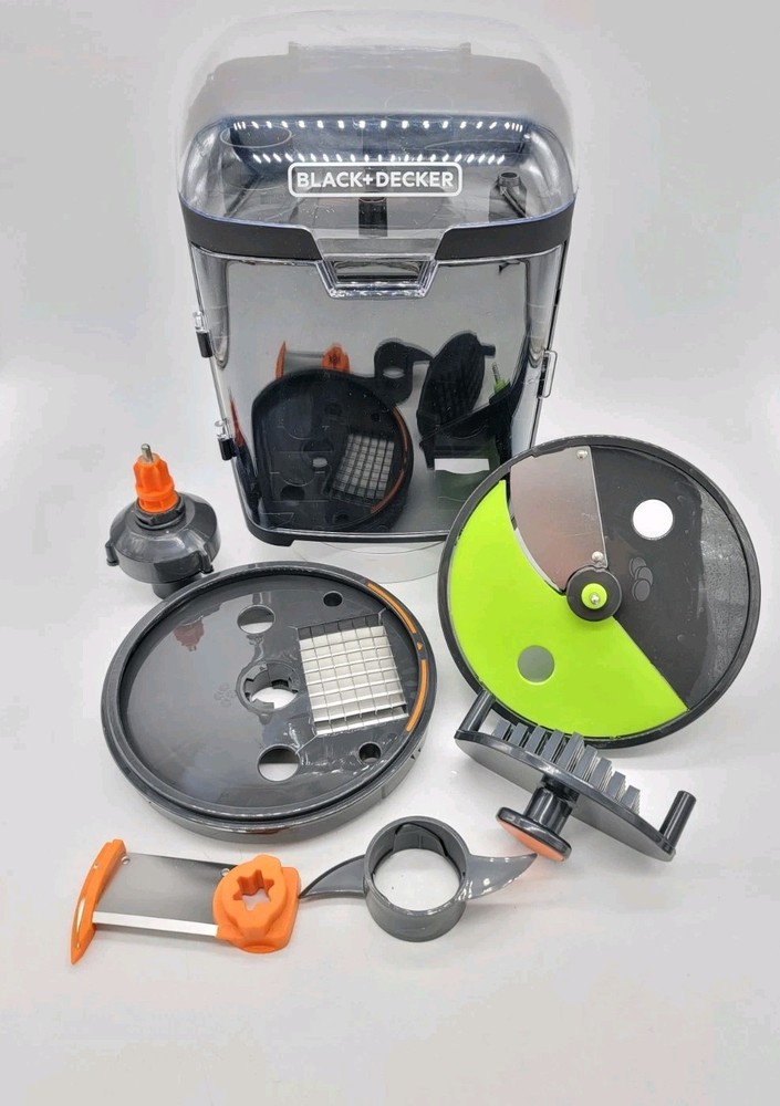 7pc BLACK & DECKER FP6010 Performance Food Processor Accessories & Storage Case