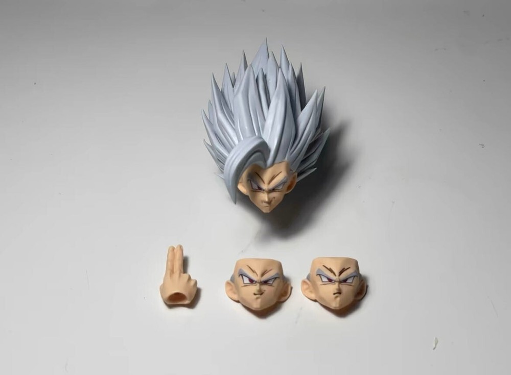 custom gohan shf 1/12 Beast gohan head kit Solid colour（ No Figure）