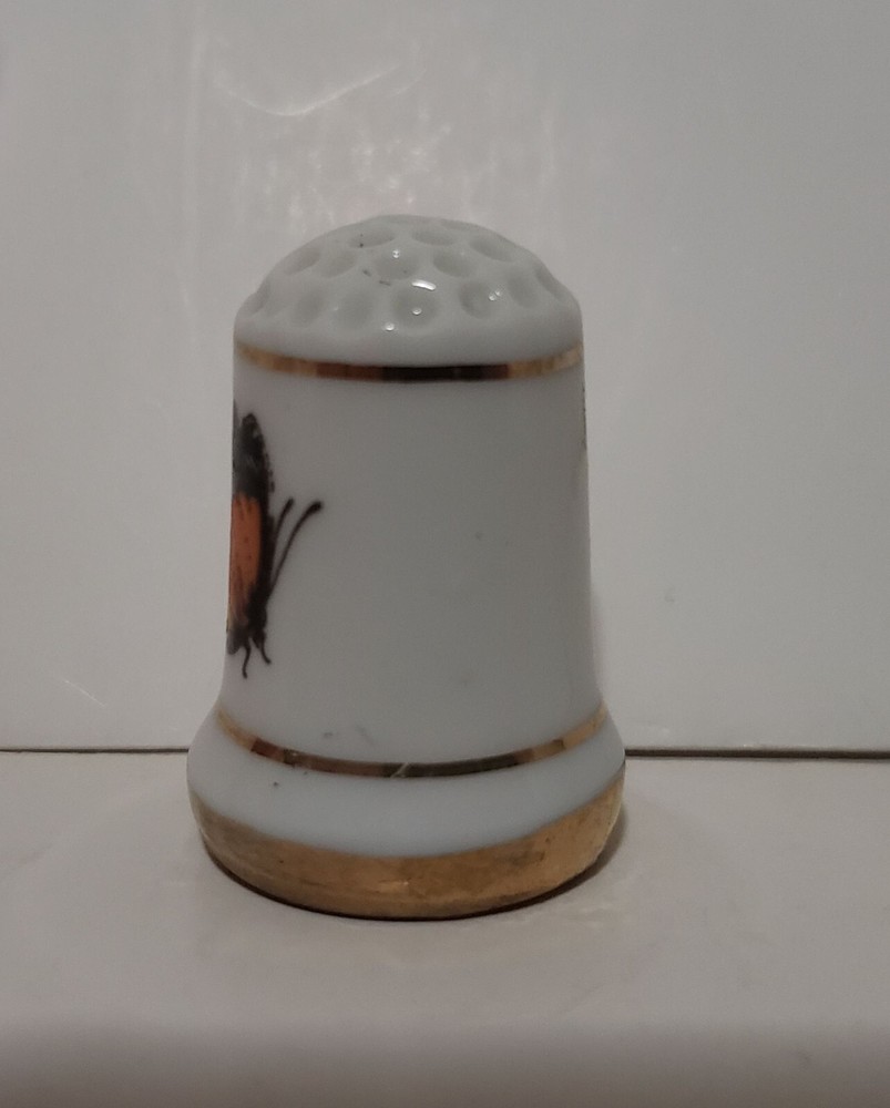 Orange Monarch Butterfly Thimble