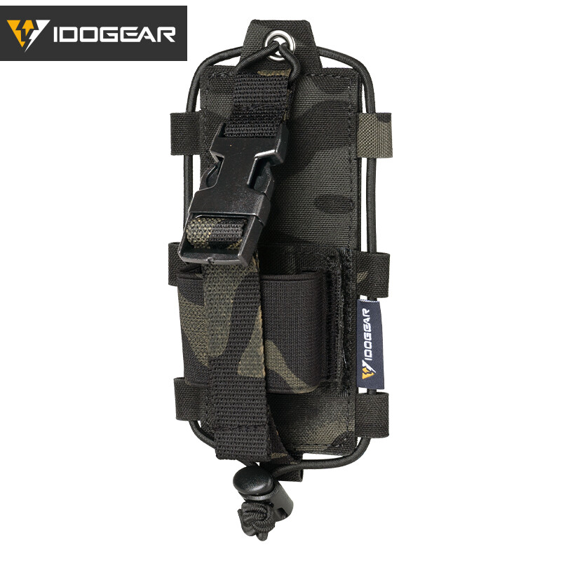 IDOGEAR Tactical Radio Pouch MOLLE Walkie Talkie BAOFENG POFUNG UV5R UV82 Pouch