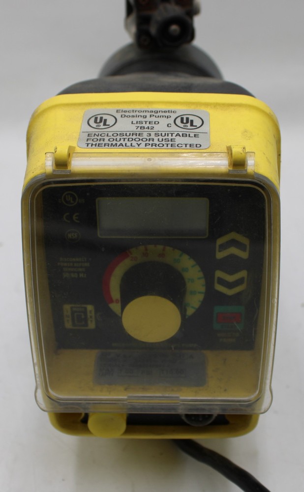 LMI Milton Roy Electromagnetic Dosing Pump Model AA951-498SI 110 PSI