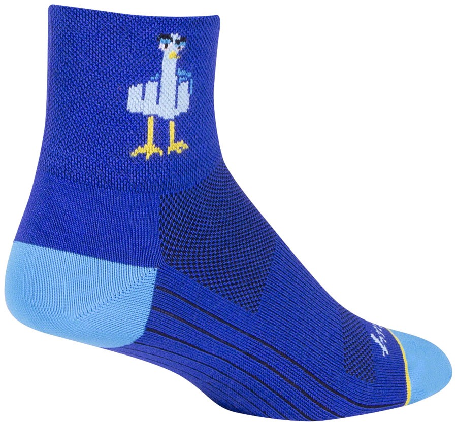 SockGuy Classic Socks - Blue Small/Medium Crew Socks