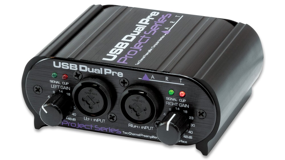 ART USB Dual Pre full-featured high quality dual portable preamplifier/Interface
