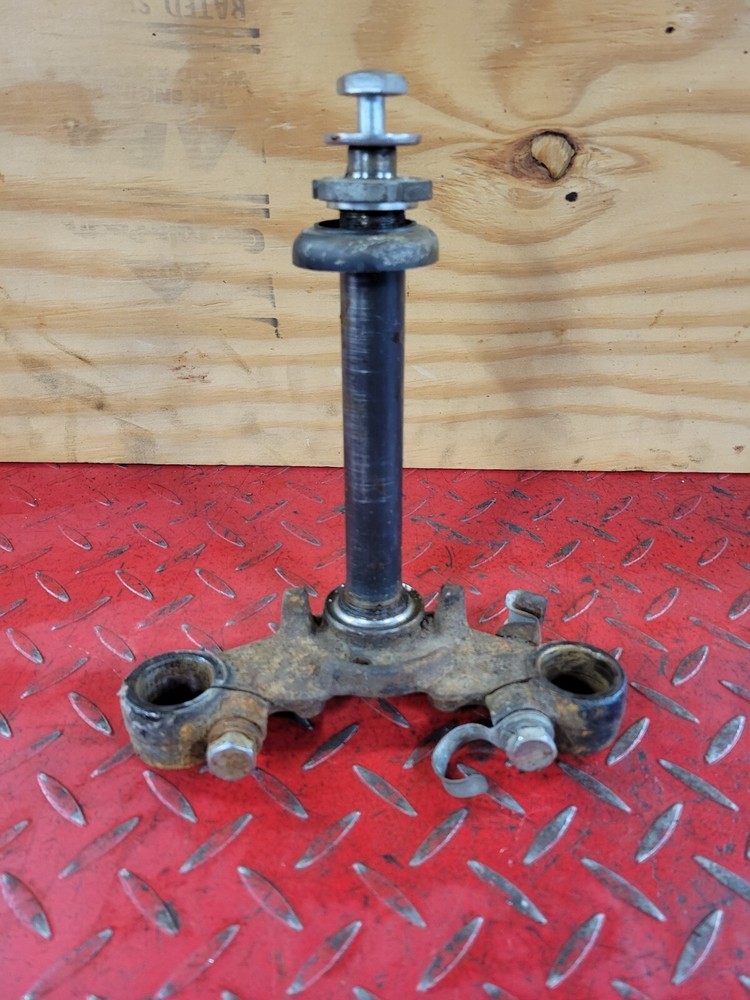 1974 Suzuki TS125 Lower Triple Tree Assembly